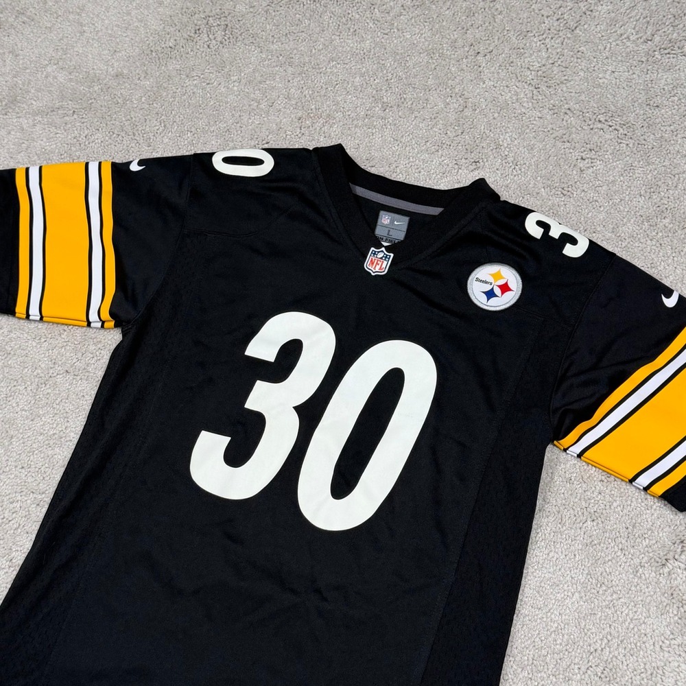 Nike Kids Pittsburgh Steelers James Conner 30 Jersey Black Large 14/16 NFL